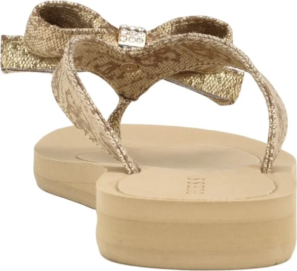 Guess Women's Tutu Eva Fashion Bow Detail Flip Flop Sandals - Image 3