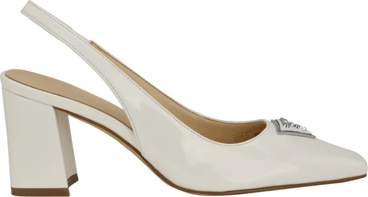 Guess Women's Valinda Slingback Snip Toe Block Heel Sandal - Image 2