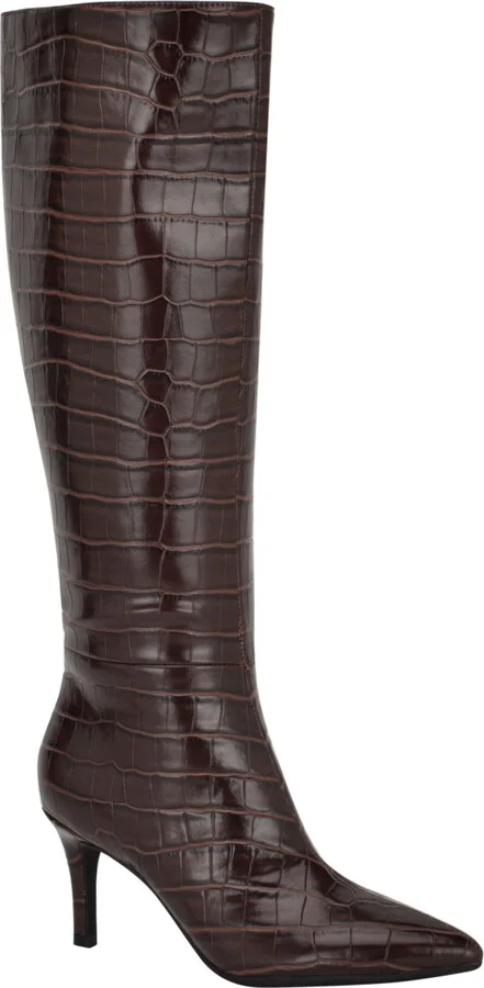 Guess Women's Wayla Knee High Pointed Toe Dress Boots