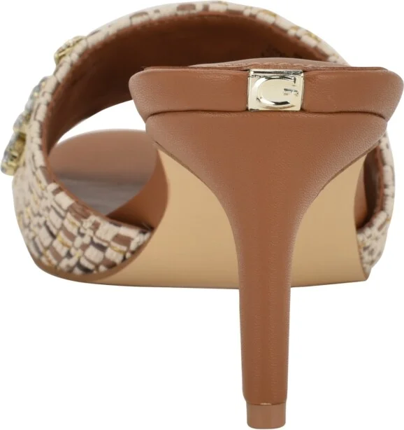 Guess Women's Weekful Embellished Mid Heel Sandals - Image 3
