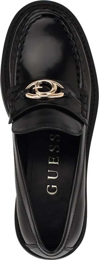 Guess Women's Yanika G Hardware Lug Sole Loafers - Image 4