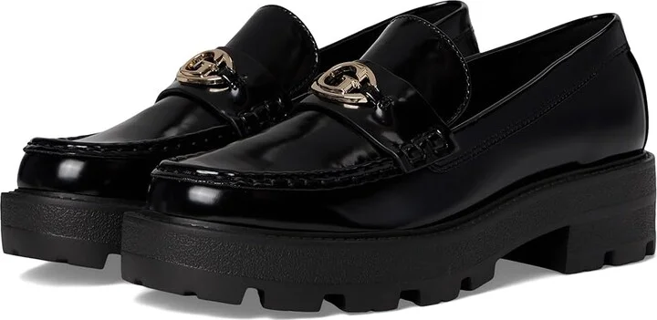 GUESS Yanika Women's Flat Shoes Black Synthetic : 7.5 M, EVA