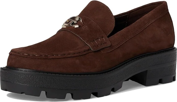 GUESS Yanika Women's Flat Shoes Brown Leather : 8.5 M, EVA - Image 5