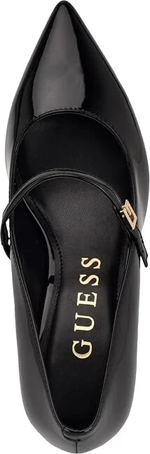 GUESS Zands High Women's Heels Black Patent : 7.5 M, Leather - Image 2