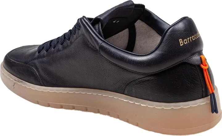 Guga Leather Sneakers, Blue - Image 3