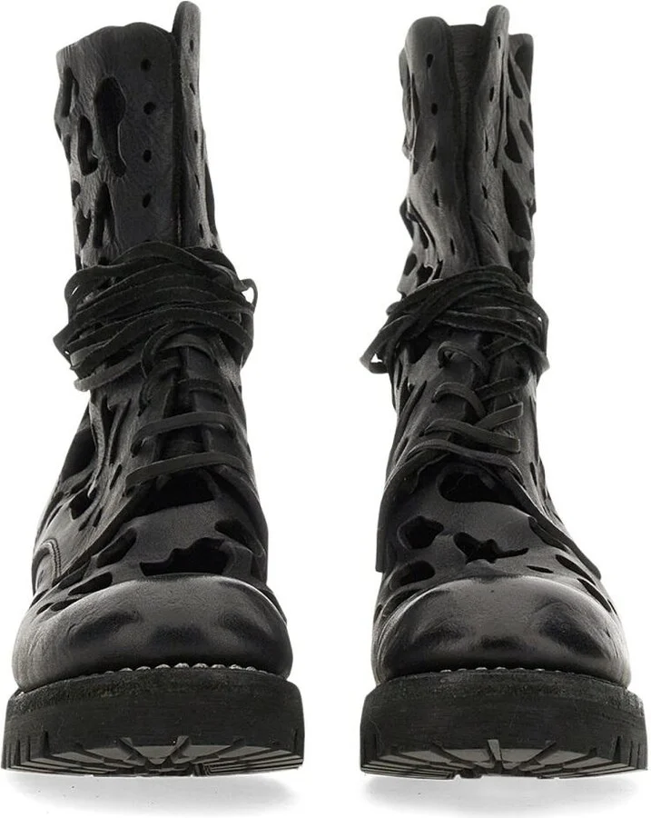 Guidi Ankle Boot With Cut Out Details - Image 2