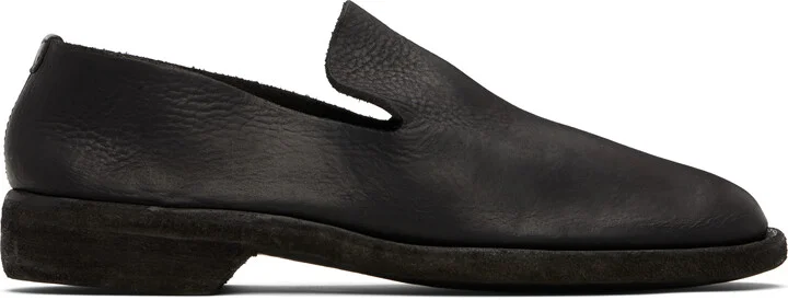 Guidi Black 100 Loafers