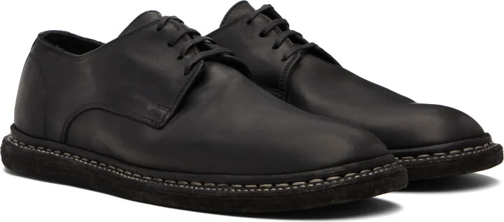 Guidi Black 9920 Oxfords - Image 4