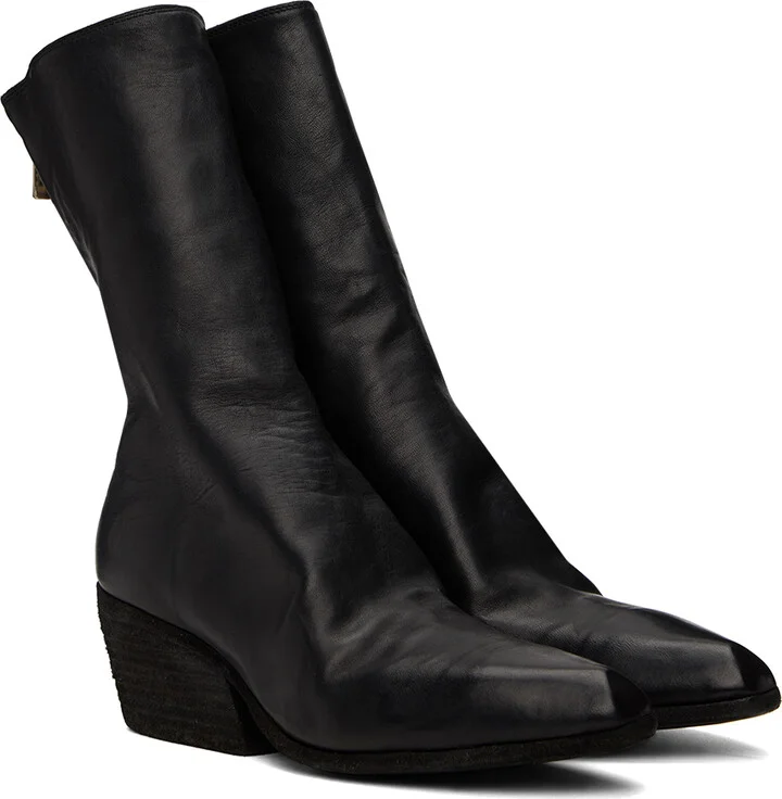 Guidi Black Tex-Mex Boots - Image 4