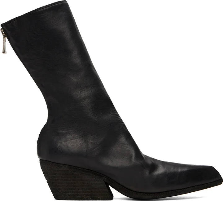 Guidi Black Tex-Mex Boots
