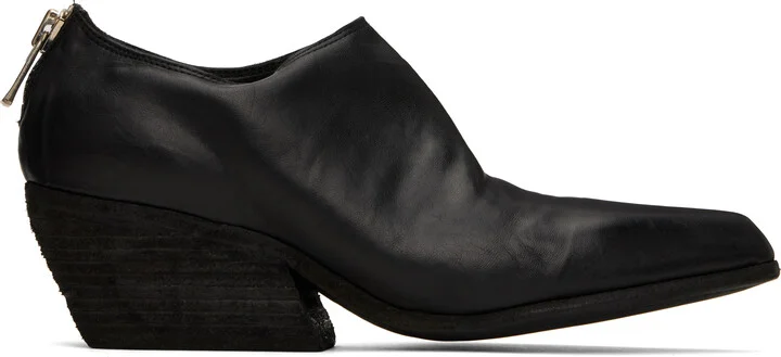 Guidi Black TX00 Loafers