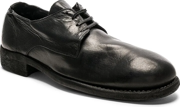 Guidi Full Grain Leather Donkey Classic Derbies in Black - Image 2
