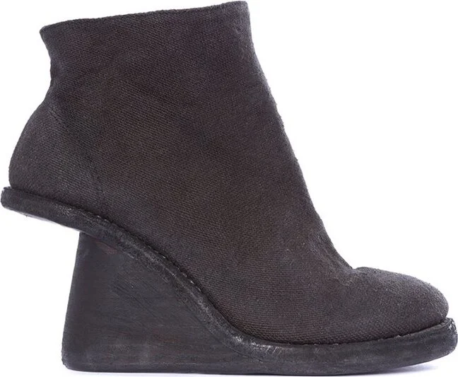 Guidi Layered Wedge Ankle Boots