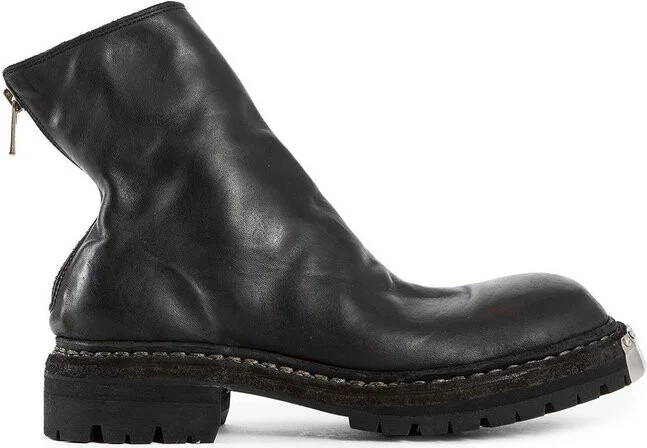 Guidi Rear Zipped Ankle Boots