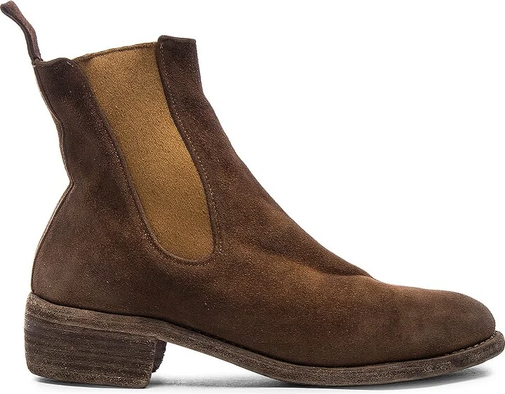 Guidi Stag Chelsea Boots in Brown