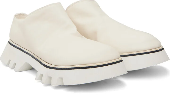 Guidi White Soft Horse Full Grain Slip-on Loafers - Image 4