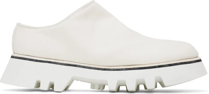 Guidi White Soft Horse Full Grain Slip-on Loafers