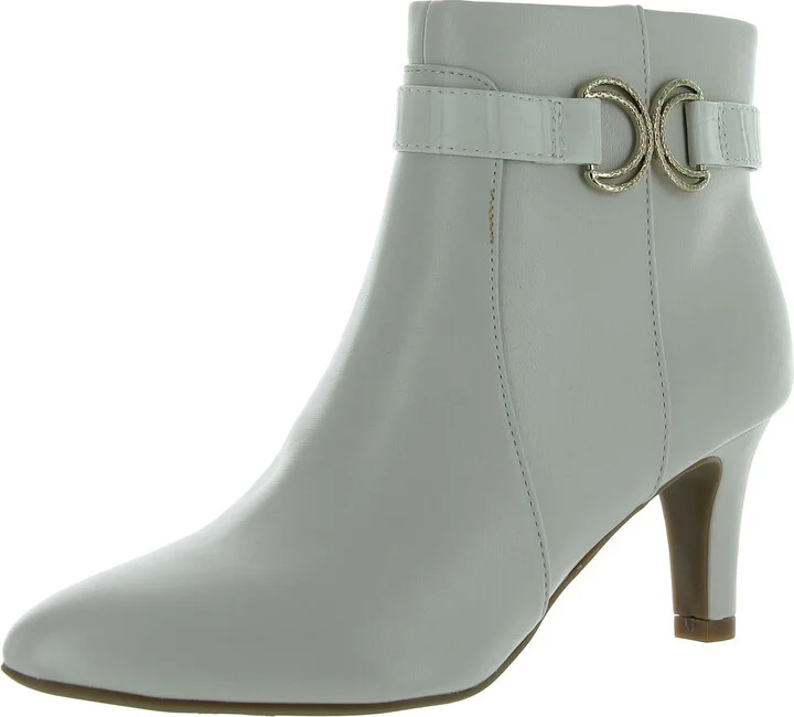 Guild 2 Womens Faux Leather Embellished Booties