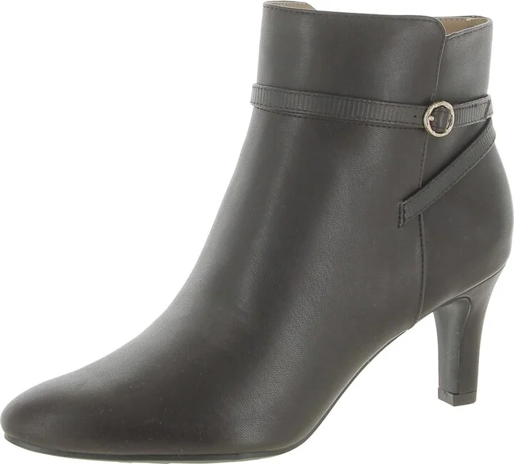 Guild Womens Harness Pointed Toe Ankle Boots