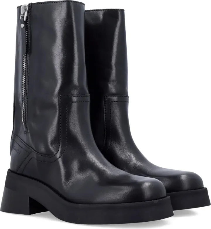 Gunda zip-detail leather boots - Image 2