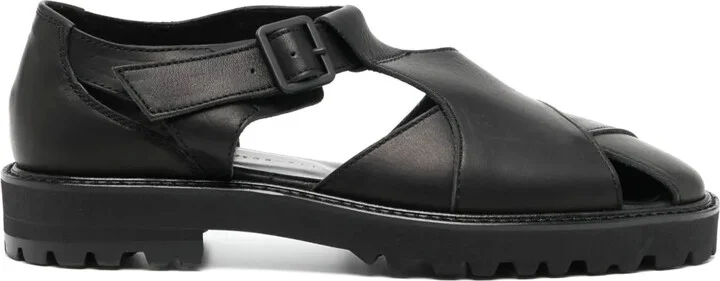 Gurkha leather sandals