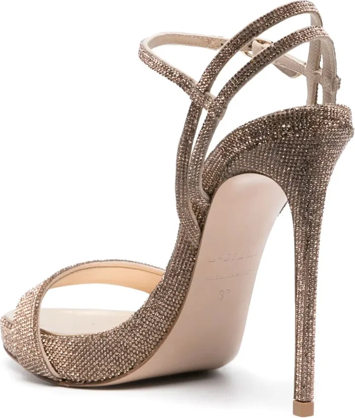 Gwen 120mm crystal-embellished sandals - Image 3