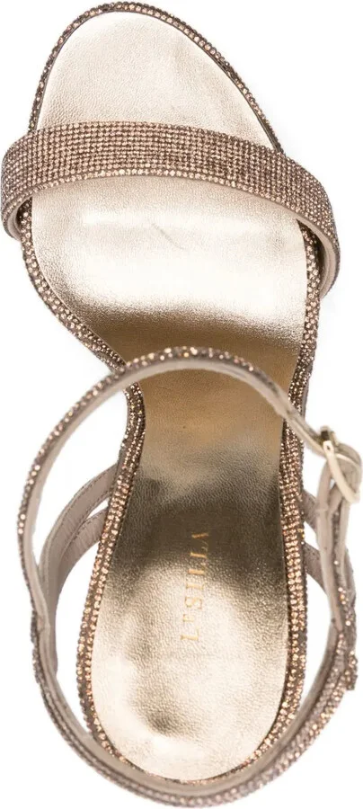 Gwen 120mm crystal-embellished sandals - Image 4