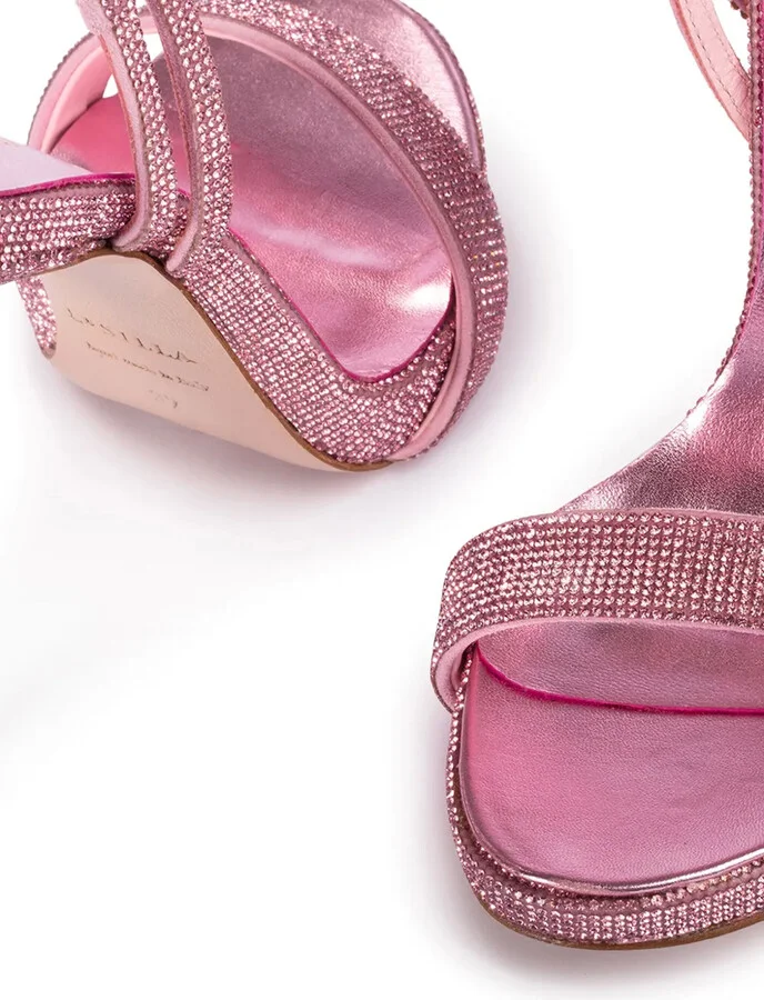 Gwen 120mm crystal sandals - Image 4