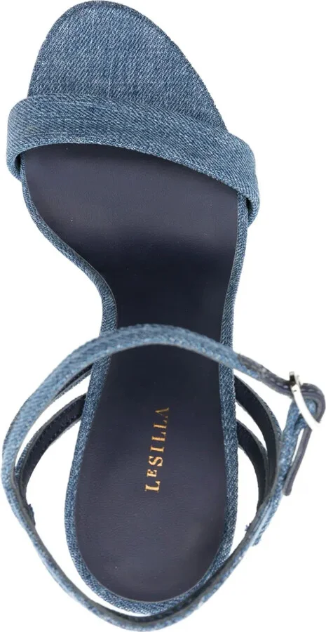 Gwen 120mm denim sandals - Image 4