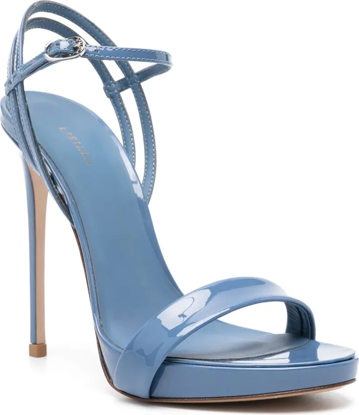 Gwen 120mm patent-leather sandals - Image 2