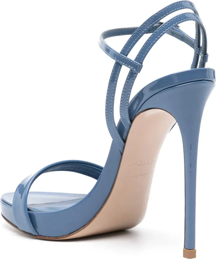 Gwen 120mm patent-leather sandals - Image 3