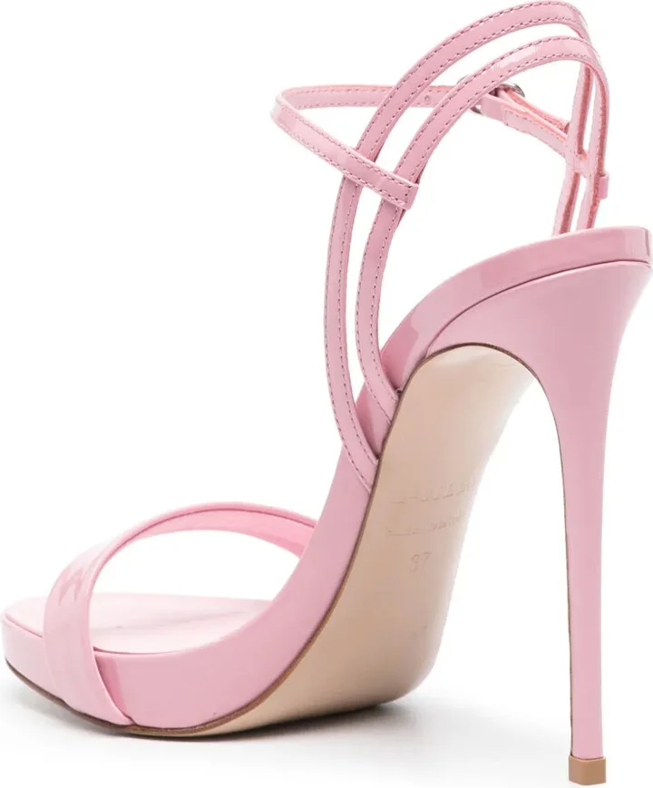 Gwen 120mm patent-leather sandals - Image 3