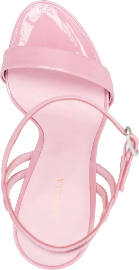 Gwen 120mm patent-leather sandals - Image 4