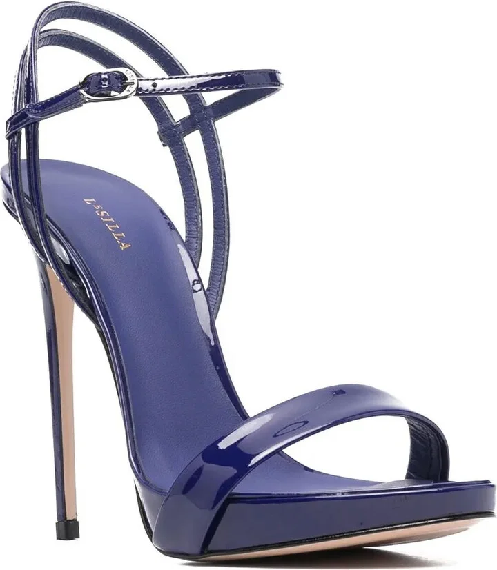 Gwen 120mm patent-leather sandals - Image 2