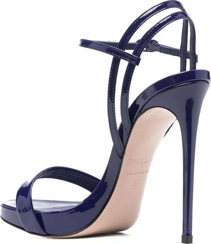 Gwen 120mm patent-leather sandals - Image 3