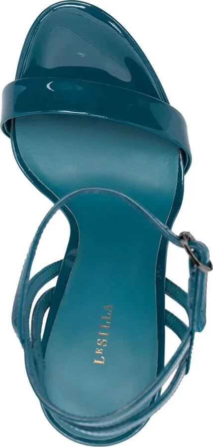 Gwen 120mm patent-leather sandals - Image 4