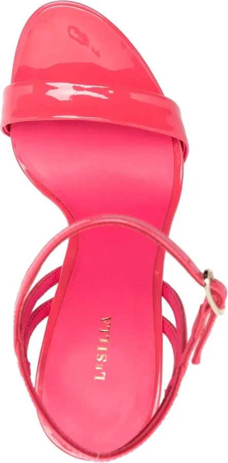 Gwen 120mm patent-leather sandals - Image 4