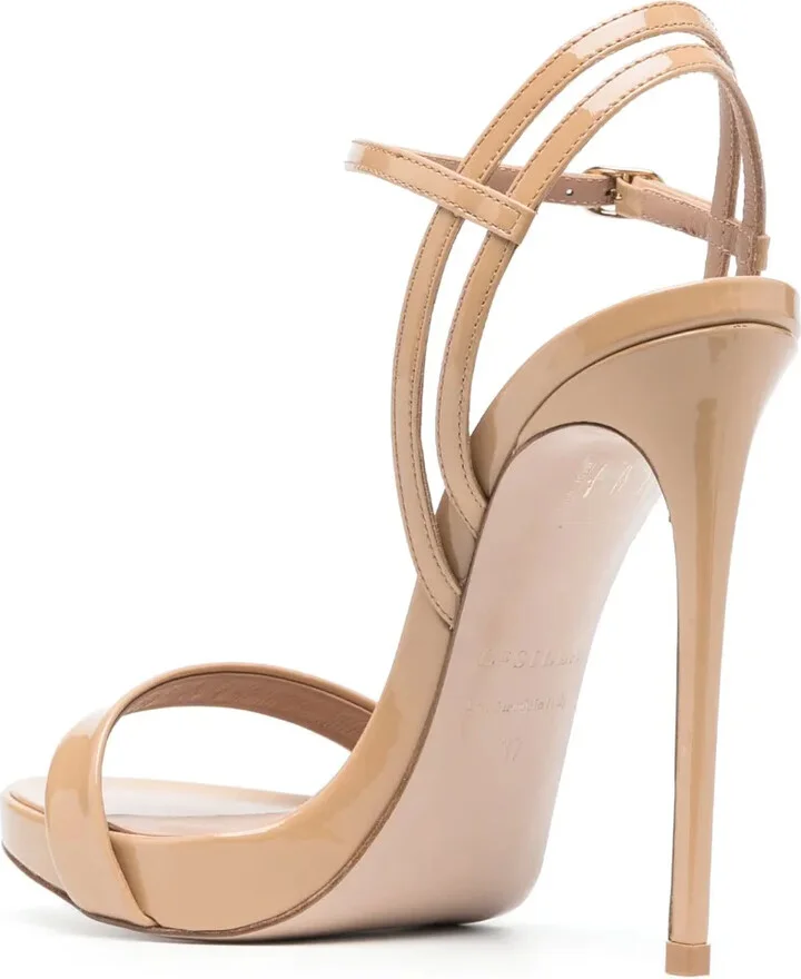 Gwen 120mm patent leather sandals - Image 3