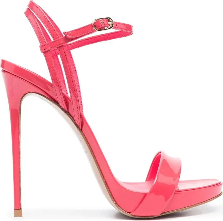 Gwen 120mm patent-leather sandals