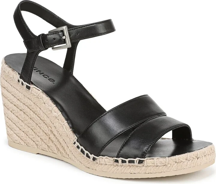 Gwen Ankle Strap Espadrille Platform Wedge Sandal