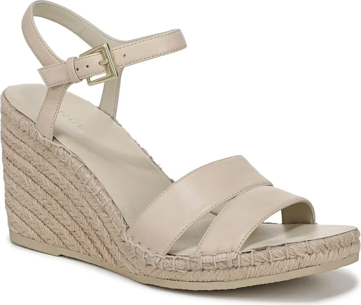 Gwen Ankle Strap Espadrille Platform Wedge Sandal