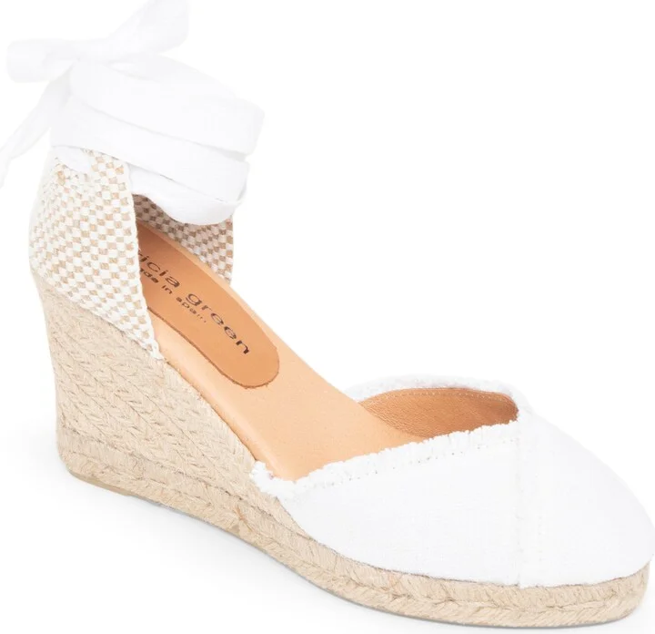Gwen Frayed Espadrille Wedge Sandal