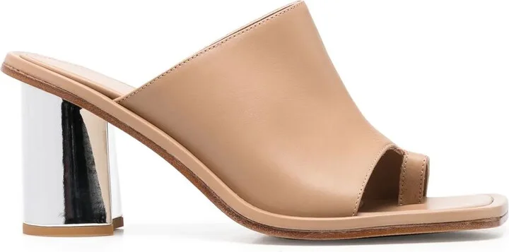 Gwen leather mules
