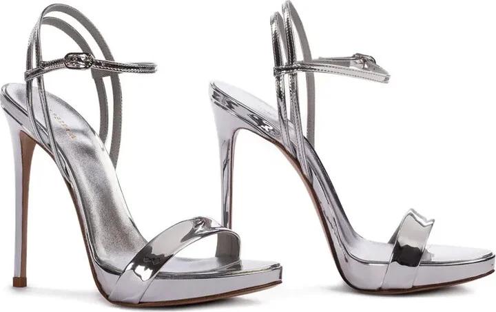 Gwen metallic ankle-strap sandals - Image 2