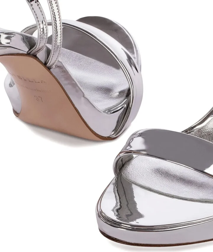 Gwen metallic ankle-strap sandals - Image 4