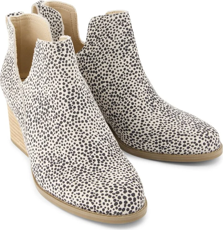 Gwen Mini Cheetah Suede Wedge Boot - Image 4