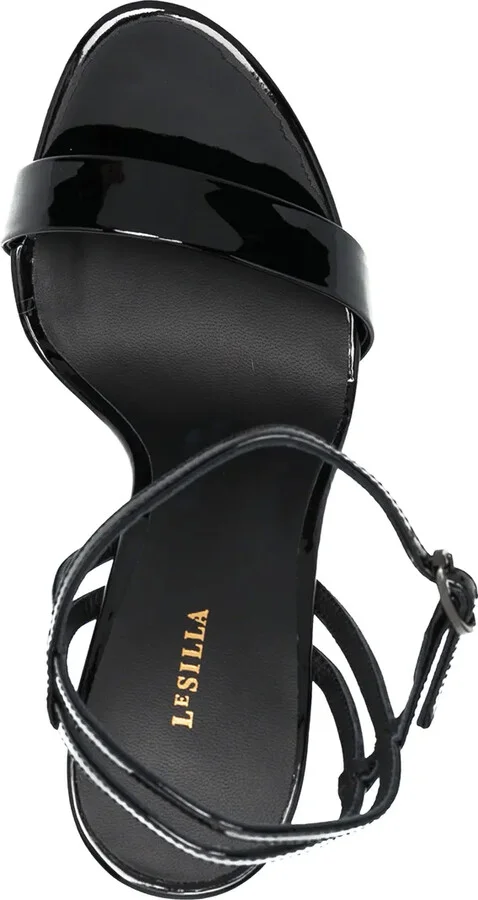 Gwen patent-leather stiletto sandals - Image 4