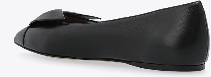 Gwen Pointed-Toe Leather Flats - Image 2