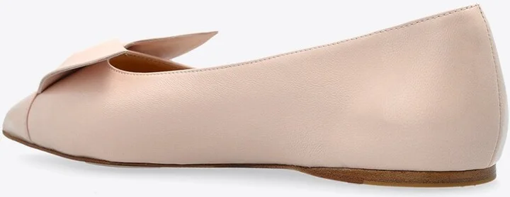 Gwen Pointed-Toe Leather Flats - Image 2