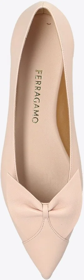 Gwen Pointed-Toe Leather Flats - Image 3